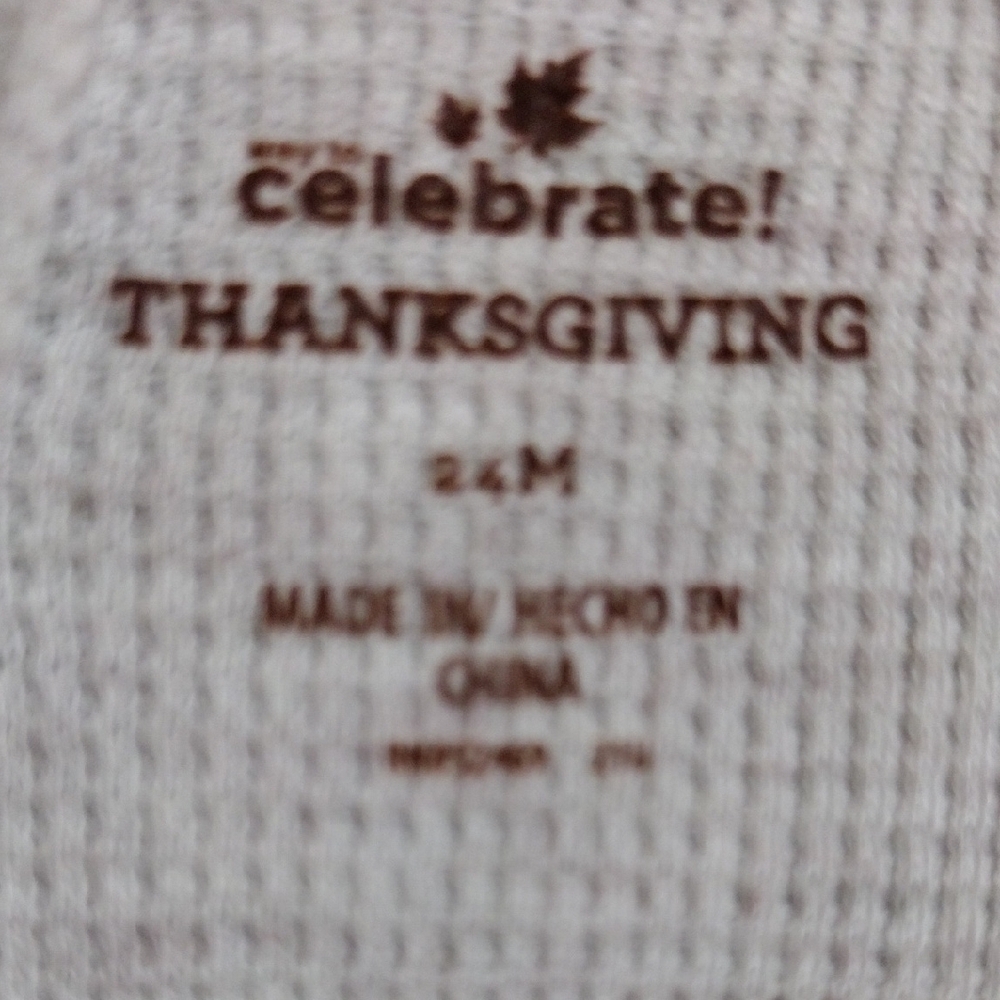 Autumn Leaf and Plaid Baby Rompers - Picture 4 of 5